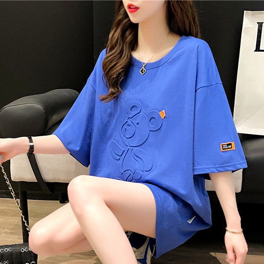 Áo Thun Tay Ngắn Dáng Rộng In Hình 3d Thời Trang Mùa Hè Phong Cách Hàn Quốc 2021 | BigBuy360 - bigbuy360.vn