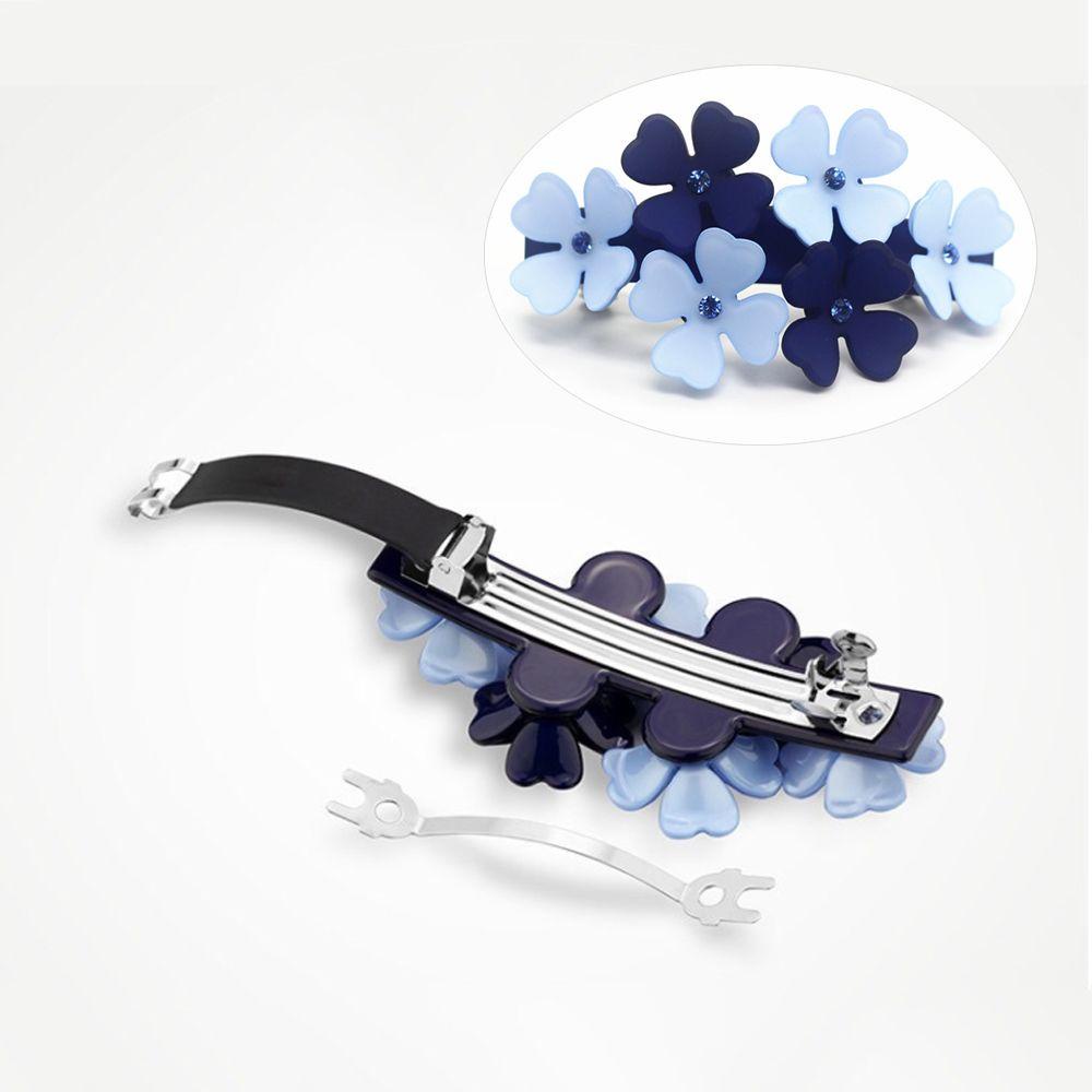 Kẹp Tóc Hình Hoa Bằng Nhựa Resin