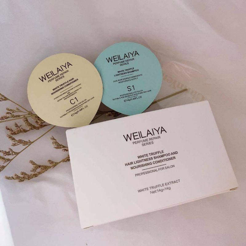 [Mini test] Bộ dầu gội dầu xả phục hồi đa tầng nấm Truffle Weilaiya