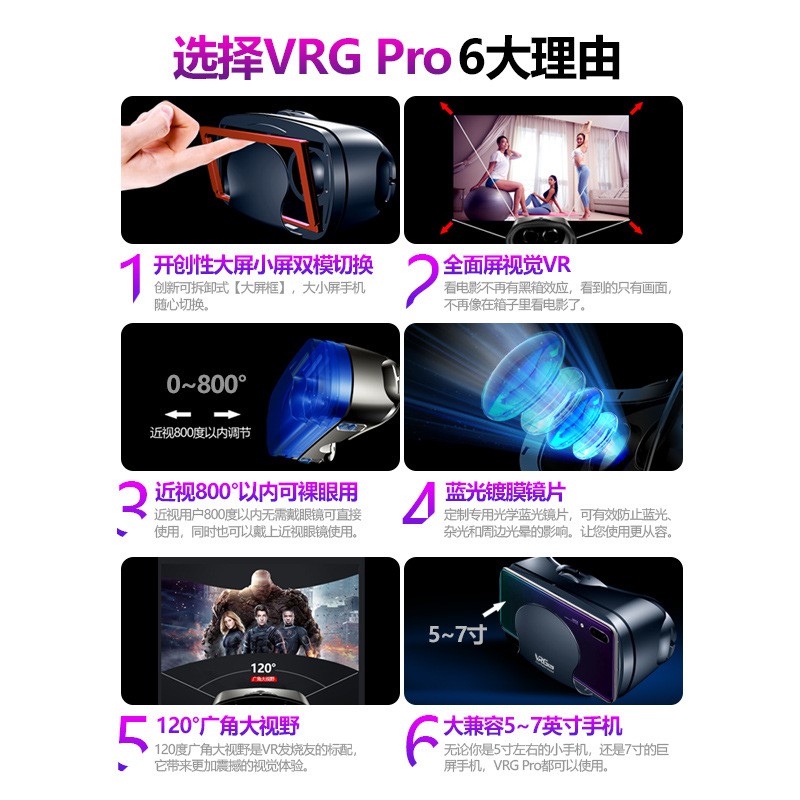 Kính Thực Tế Ảo Vrbox3D Chất Lượng | BigBuy360 - bigbuy360.vn