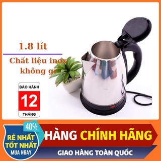 Ấm siêu tốc Electric inox 1.8L