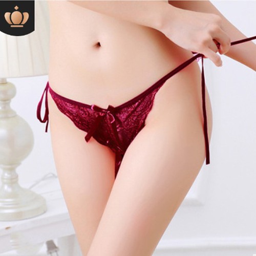 Quần lót ren lọt khe buộc dây