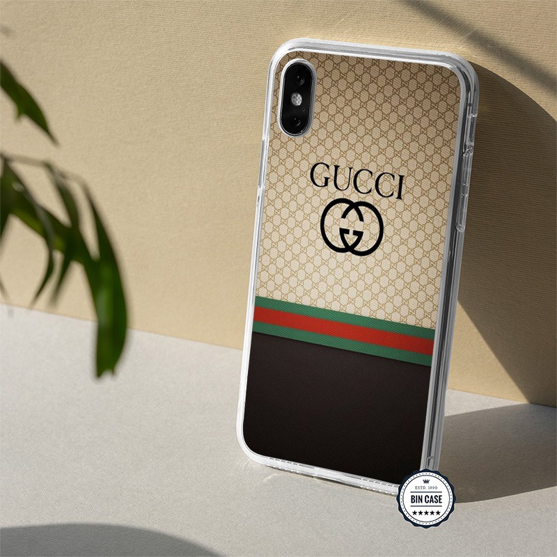 🔥 Ốp lưng hoa văn GUCCI sang trọng 🔥Ốp hàng hiệu cực đẹp iphone 6/6s/7/8 plus/x/xr/xs max/12 pro max/11 promax BRAND0082