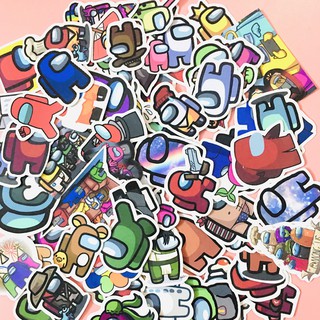 Sticker/ hình dán Game Among Us (Bộ 10-50 sticker)