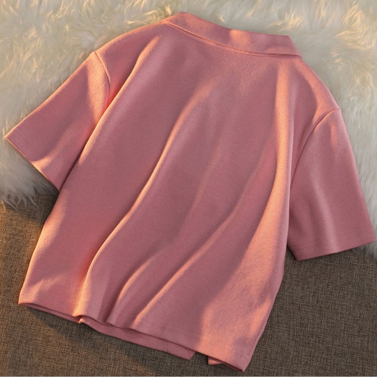Áo kiểu SUXI ngắn tay dáng rộng đơn giản thời trang mùa hè dành cho nữ