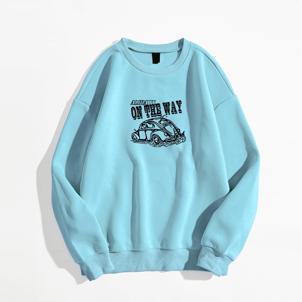 Áo Sweater Dáng Rộng In Họa Tiết Cá Tính Dành Cho Nữ