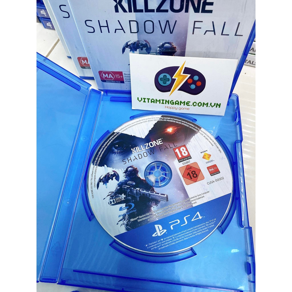 Đĩa game PS4: Killzone Shadow Fall