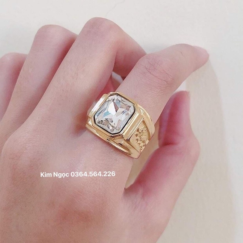 Nhẫn Nam mạ vàng cao cấp sang xịn đẳng cấp