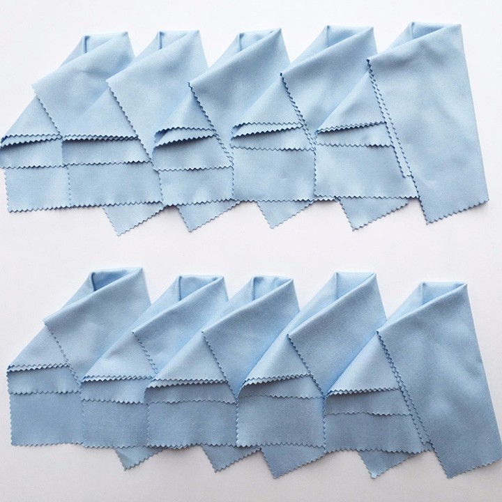 Khăn lau kính hình vuông bằng vải sợi siêu nhỏ mềm mại nhiều màu dùng vệ sinh kính đa năng F259SPAZ