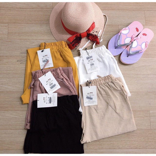 Quần baggy đũi xước cạp chun | BigBuy360 - bigbuy360.vn