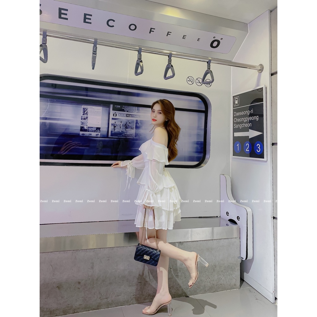 Váy Thiều Bảo Trâm xòe tầng tay bèo  hot trend đủ size | BigBuy360 - bigbuy360.vn