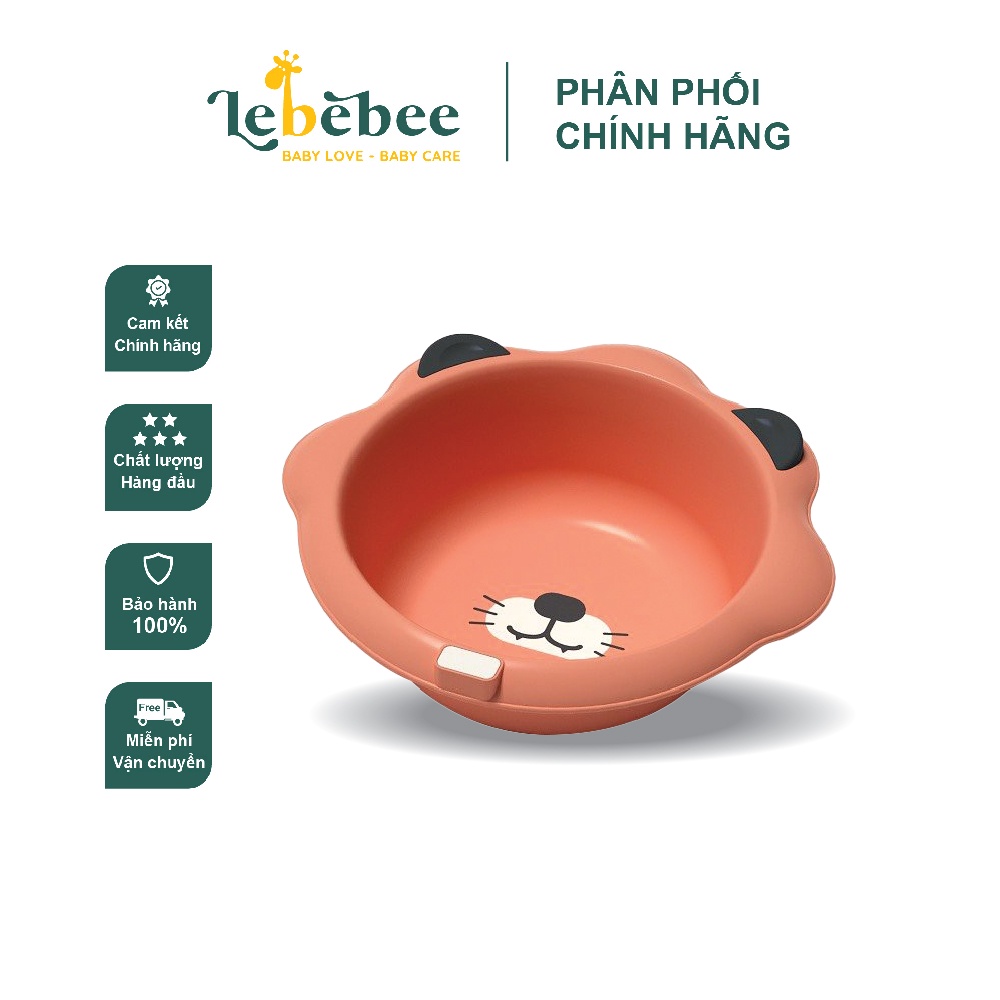 Chậu rửa mặt Honper hình sư tử cho bé chất liệu nhựa PP cao cấp–  Lebebee