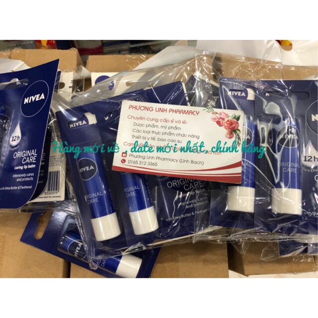 Son dưỡng nivea không màu