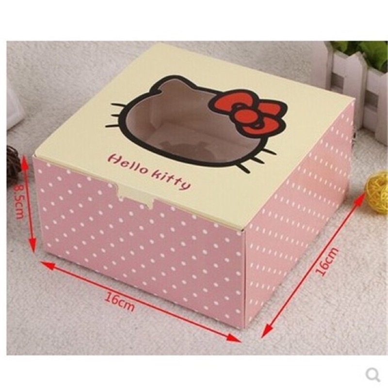 Hộp cupcake Hello kitty