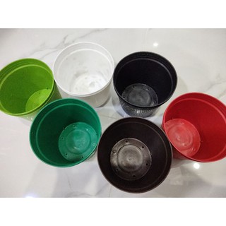 Chậu Nhựa - Vân Gỗ size 15