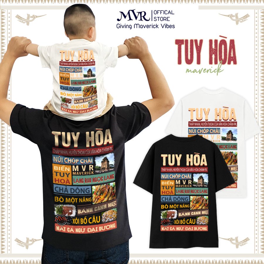 ÁO THUN Tuy Hòa under form unisex rộng tay dài lỡ ao cặp gia đình genZ phông cotton fact localbrand MVR BB4296
