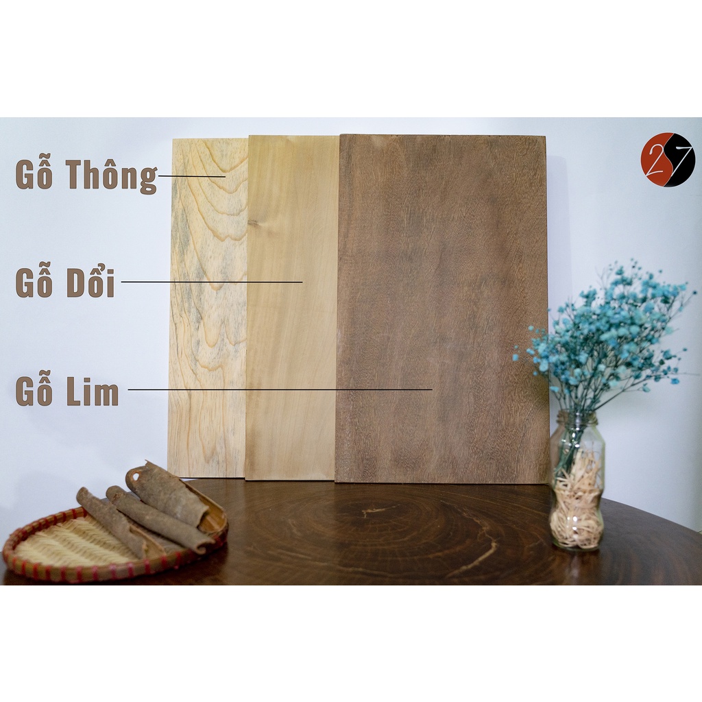 Miếng Gỗ Lim Dài Dày 1cm  đã bào 4 mặt
