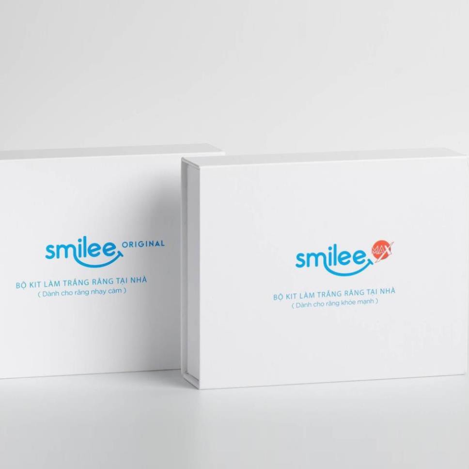 Combo 2 bộ Tẩy trắng tại nhà Smilee NHANH- KHÔNG Ê BUỐT tại nhà- Hàng USA