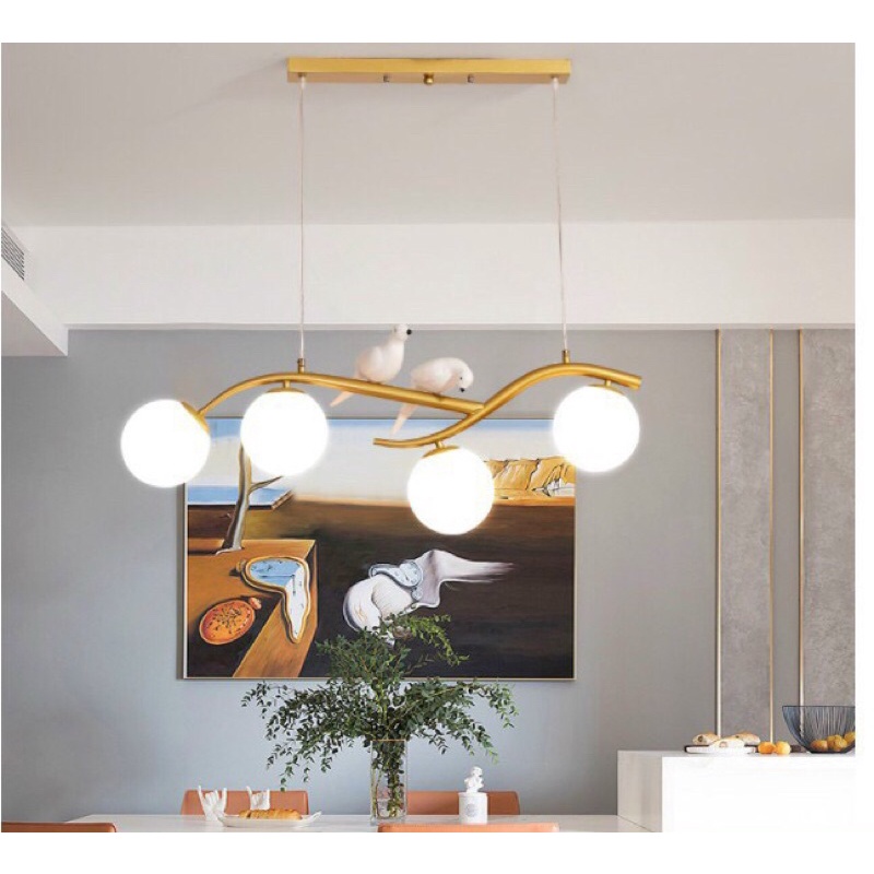 Đèn thả bàn ăn - Đèn trang trí Hình Chim Bồ Câu