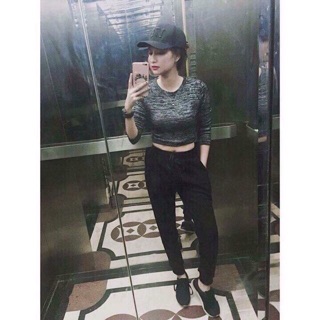 QUẦN JOGGER NỮ ( ĐEN & XÁM)