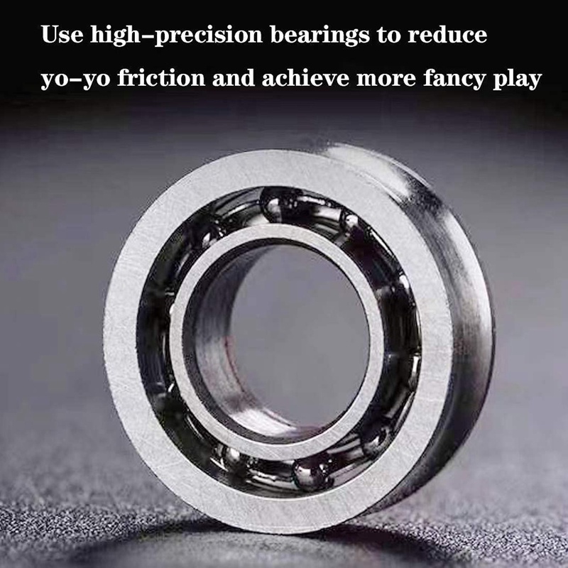 Đồ Chơi Yoyo Chuyên Nghiệp Kèm 10 Dây Yo Cho Người Mới Bắt Đầu