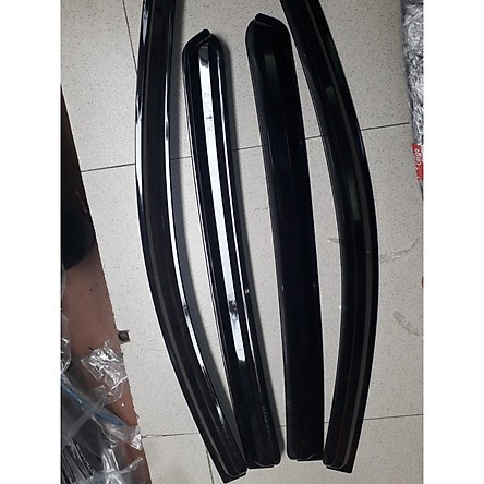 🔥 Freeship 🔥Bộ Vè che mưa mạ crom, đen thái xe Morning cao cấp/ Phụ kiện làm đẹp, đồ chơi xe Kia Morning
