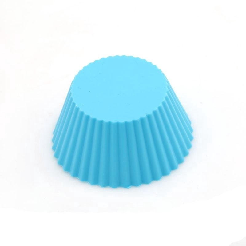 Set 12 khuôn silicone làm bánh cupcake tiện dụng