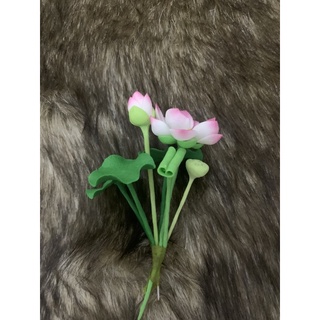 bụi hoa mini thủ công bằng đất sét