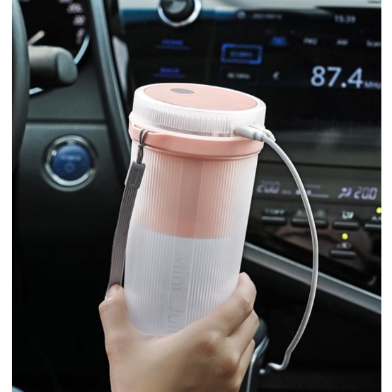 ♥ Oxygen072 Máy xay sinh tố cầm tay Cốc ép trái cây USB Mini Juicing Cup Home Electric Blender Juicer