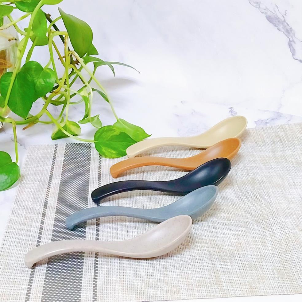 (HÀNG ĐẸP) Thìa SUPERWARE Nhựa Phíp 100% melamine Nhám (Đủ màu)