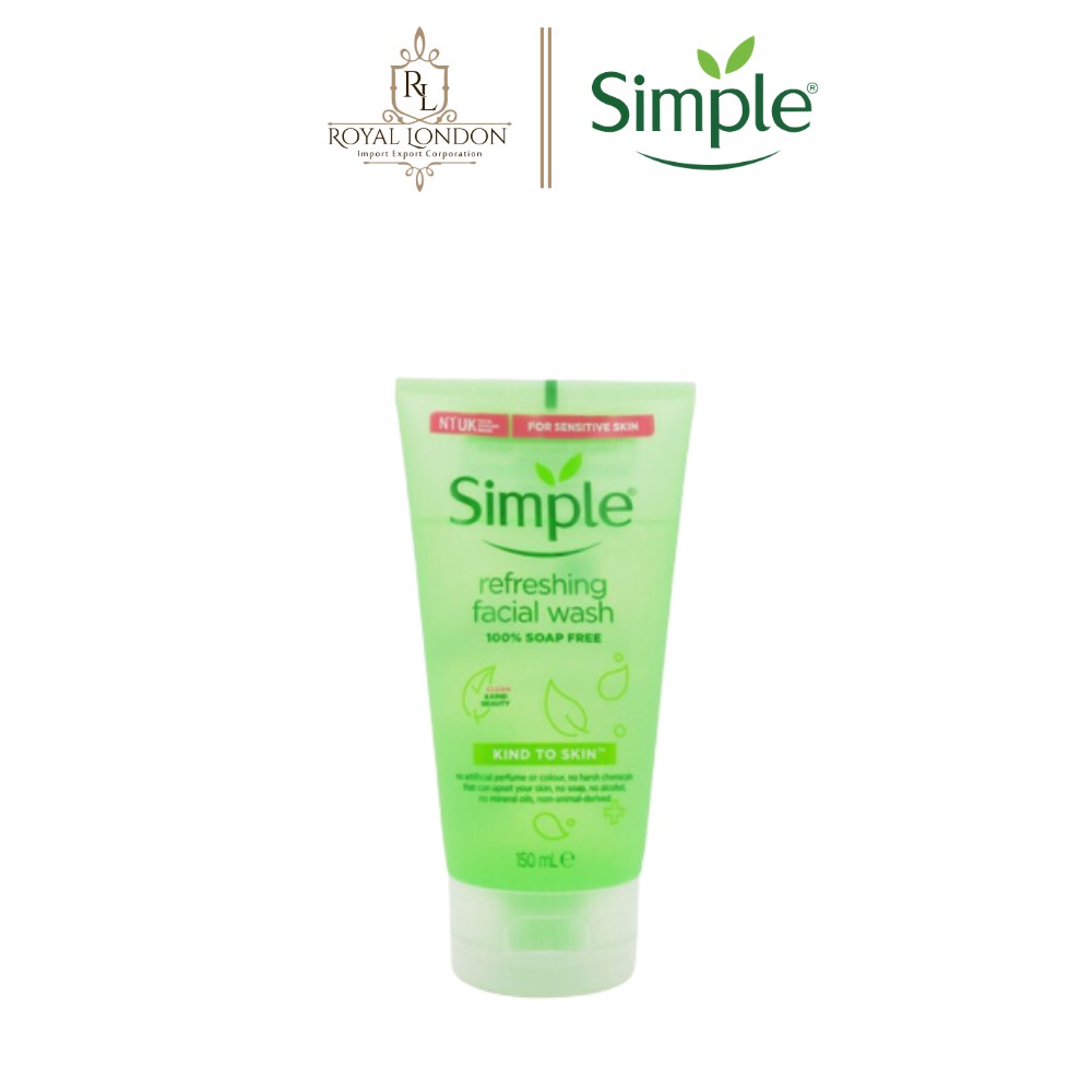 Combo Da Sạch Sâu SIMPLE Nước Tẩy Trang Micellar 200ml + Sữa Rửa Mặt Refreshing 150ml + Toner 200ml