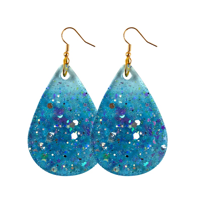 Khuôn Silicon Làm Móc Khóa Hình Giọt Nước Thời Trang