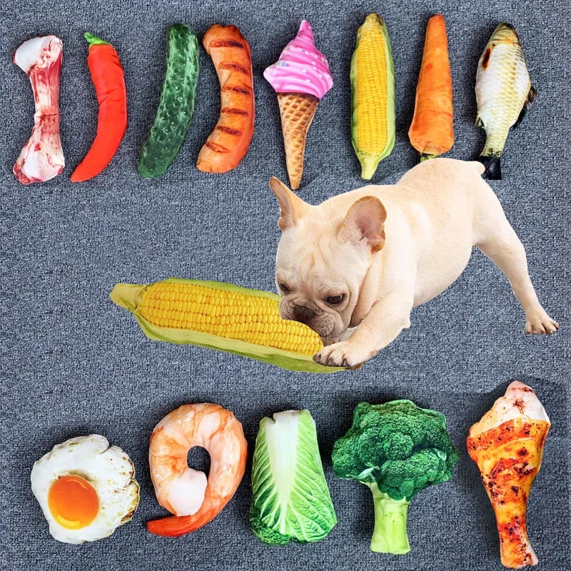 ★〓PetBest〓★Canvas Toy Dog Toys Bite Resistant Ball Rope Fruit Cartoons Animal Pet Toys Supplies Pet Accessories