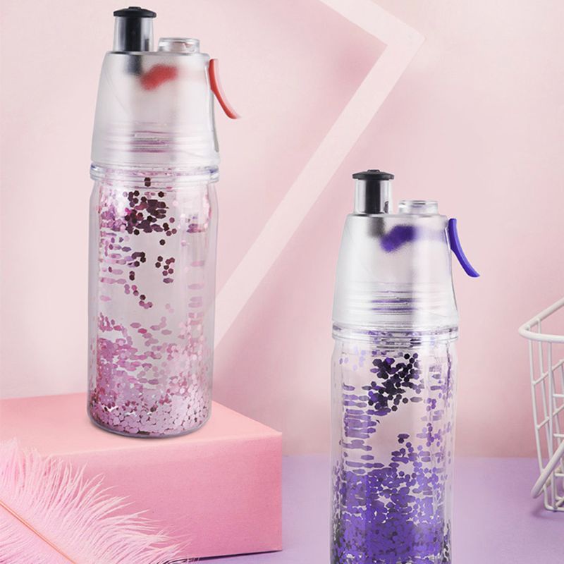 Bình Nước Hai Lớp Dung Tích 350ml Chống Tràn Tiện Dụng