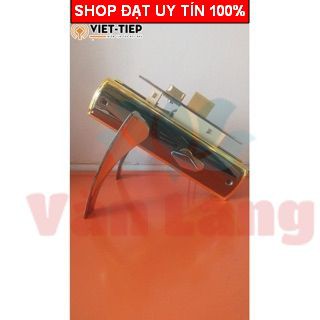 Khoá tay gạt Việt Tiệp 04503, khóa cửa phòng, khóa thông phòng gồm 3 chìa khoá đồng - Hàng chính hãng