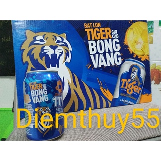 6 lon bia tiger(phiên bản bóng vàng)