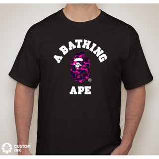 Áo Bape  A Bathing Ape camo tím bao chất