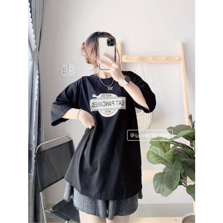 Áo thun nữ áo phông nữ unisex form rộng tay ngắn in hình cổ tròn NAVISA AT241