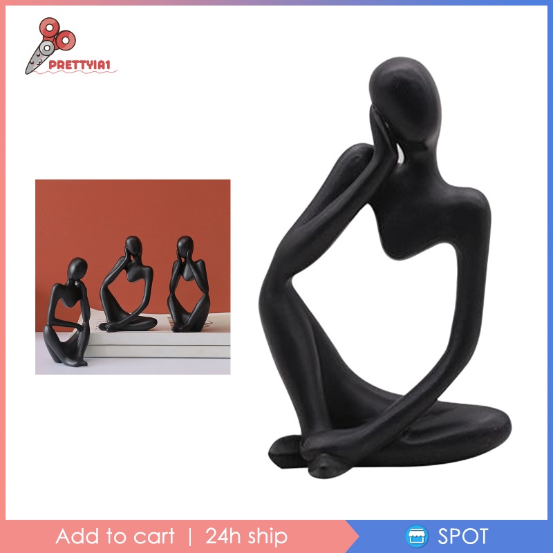 Mô Hình Tượng Điêu Khắc Hiện Đại Trang Trí Tủ Sách 1-8