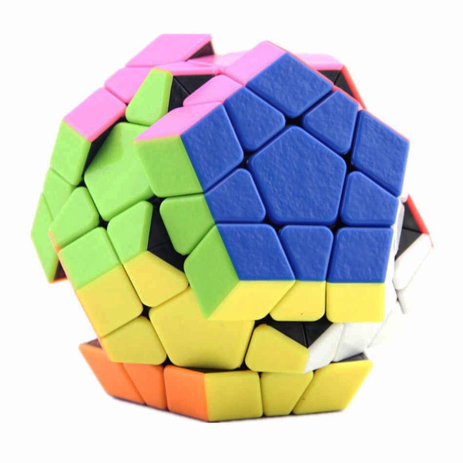 Rubik Megaminx - Rubik Biến Thể 12 Mặt Cao Cấp Xoay Trơn, Cực Mượt, Bẻ Góc Tốt