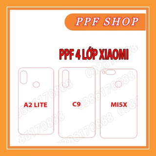 Dán lưng PPF 4 lớp chống va đập cho XIAOMI A2 LITE / C9 / MI 5X