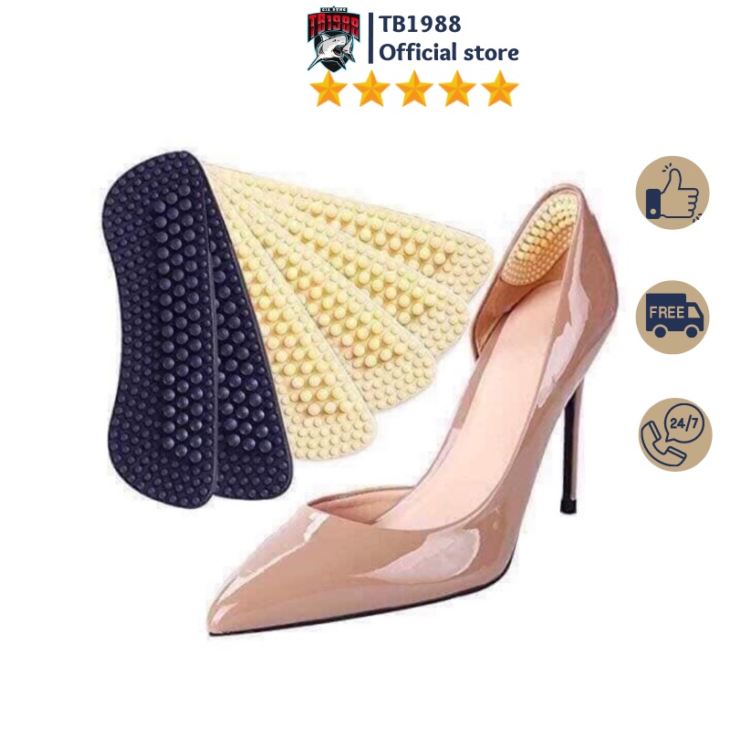 [Sale] COMBO 2 CẶP 4 CHIẾC LÓT GÓT GIÀY CHỐNG TRỢT TIỆN LỢI HB724