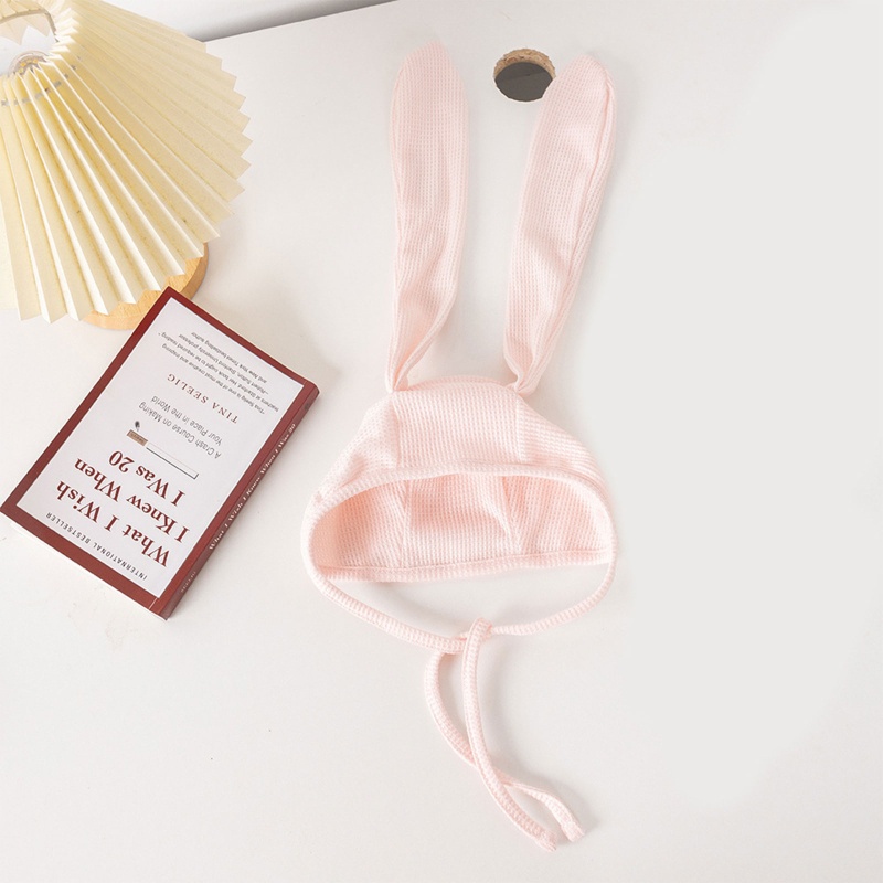 Mũ Tai Thỏ Có Dây Cột Có Thể Điều Chỉnh Hóa Trang Dành Cho Bé Trai Gái