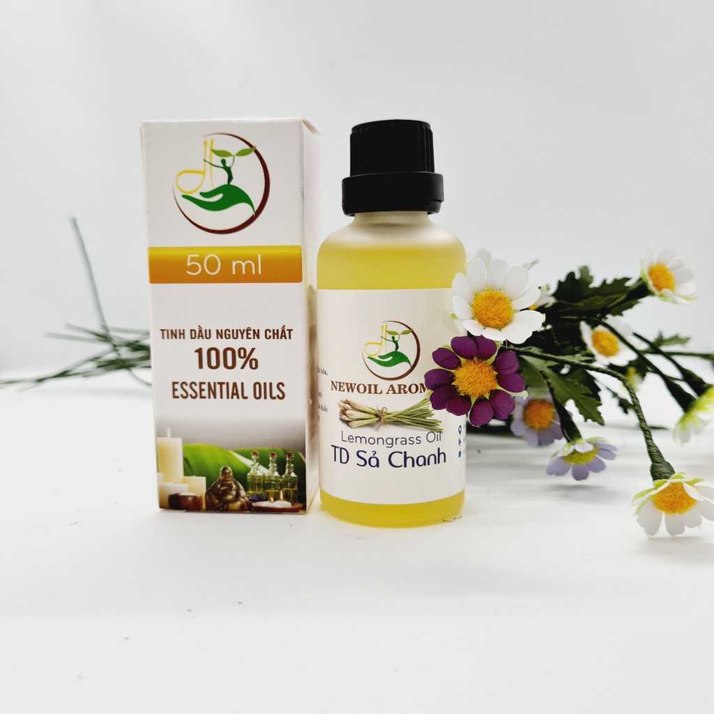 Tinh dầu sả chanh nguyên chất 100% thiên nhiên (10ml-50ml)/ Tinh dầu viện Hàn Lâm