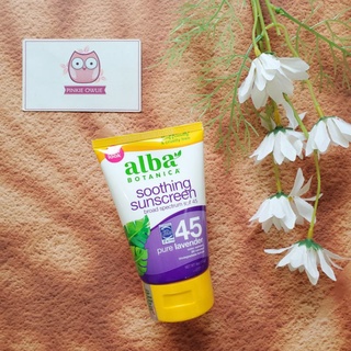 Kem chống nắng Alba Botanica Sunscreen Lotion, SPF 45, Pure Lavender