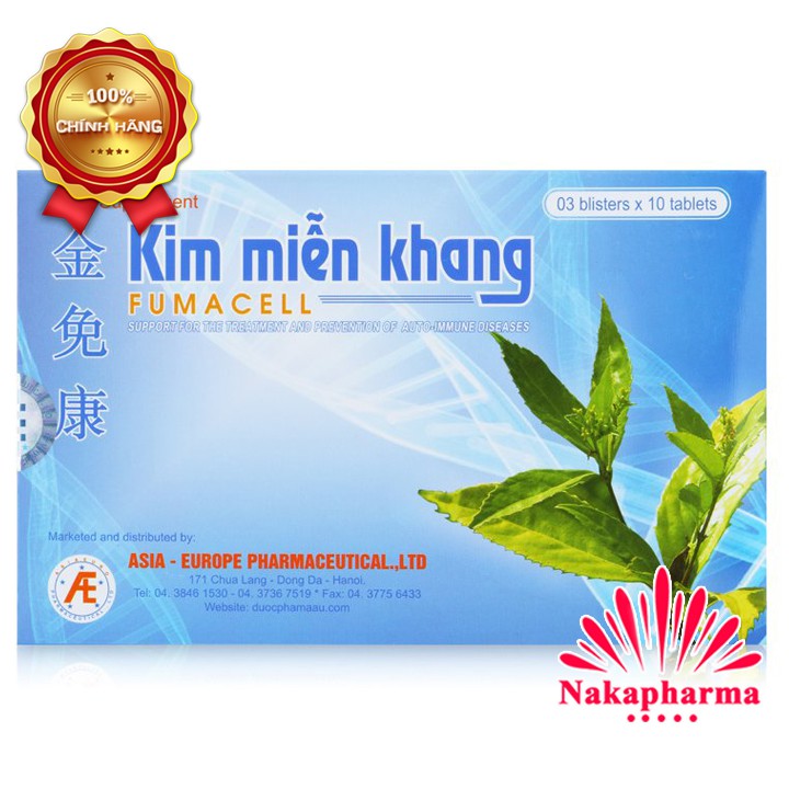 ✅ [KÈM QUÀ] Kim Miễn Khang – Điều hòa hệ miễn dịch, ngừa và giảm bệnh tự miễn, lupus ban đỏ, vẩy nến, bạch biến