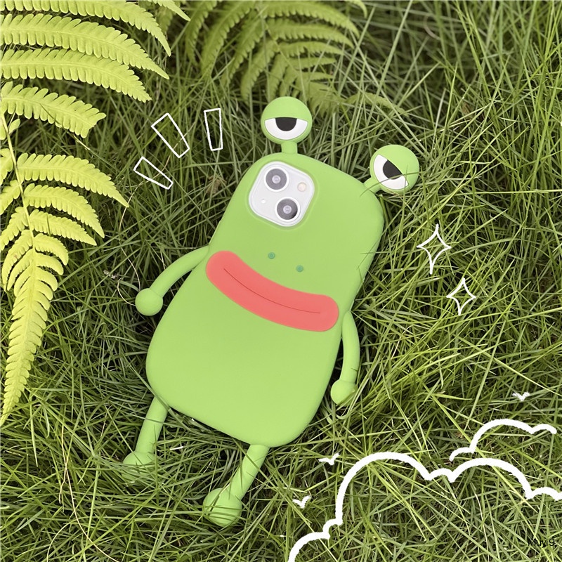 Ốp Máy Tính Bảng Chống Rơi Hình Ếch Ngộ Nghĩnh Cho IPad2021 10.2 Mini6 Air1 / Air2 Air4 / 5 Ipad9th mini4 / 5