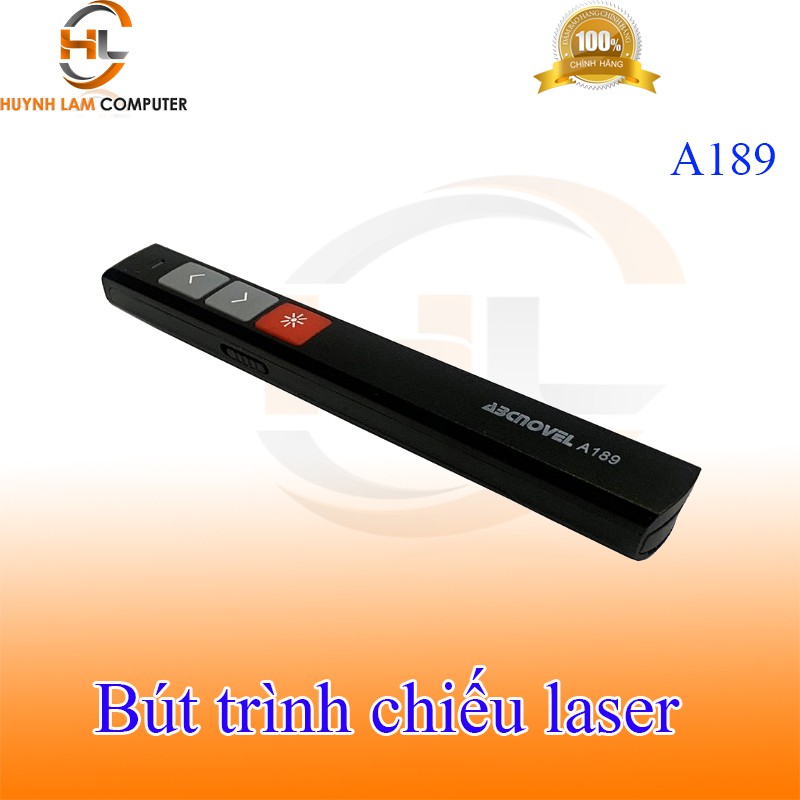 Bút trình chiếu Slide Laser không dây Wireless ABCNOVEL A189 (màu đen)