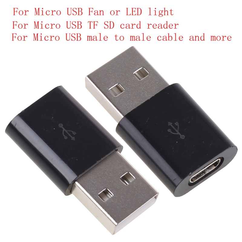 Đầu Đọc Thẻ Nhớ Chuyển Đổi USB 2 0 Đầu Đực Sang Micro USB Đầu Cái Bằng Kim Loại