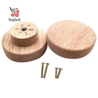 10 Chiếc Núm Gỗ Tròn Kích Thước 50x25mm